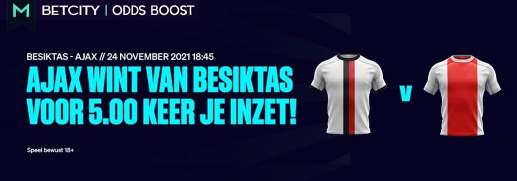 Odds Boost Besiktas - Ajax